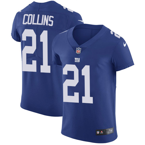 Nike Giants #21 Landon Collins Royal Blue Team Color Men's Stitched NFL Vapor Untouchable Elite Jersey - Click Image to Close